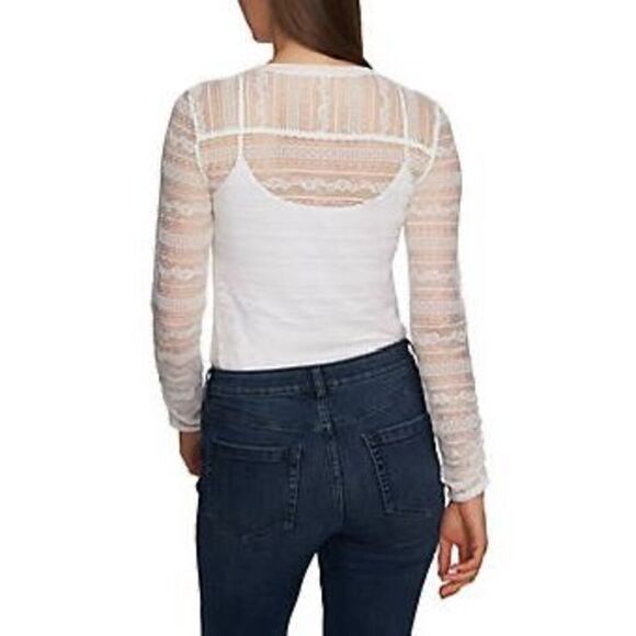 ✨1.State Long Sleeve Delicate Lace Sz Medium Top✨ - Picture 2 of 6